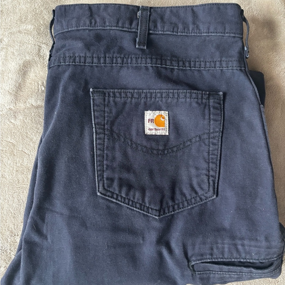 Carhartt Men's Dark Blue Relaxed Jeans